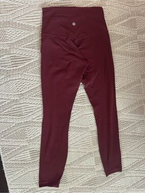lululemon athletica High-Waist Burgundy Leggings